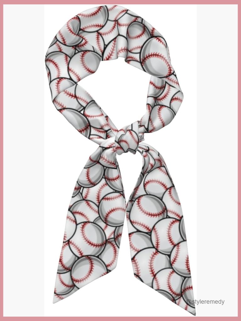 Satin Long Thin Fashion Scarf For Women - Versatile Hair Neck Or Handbag